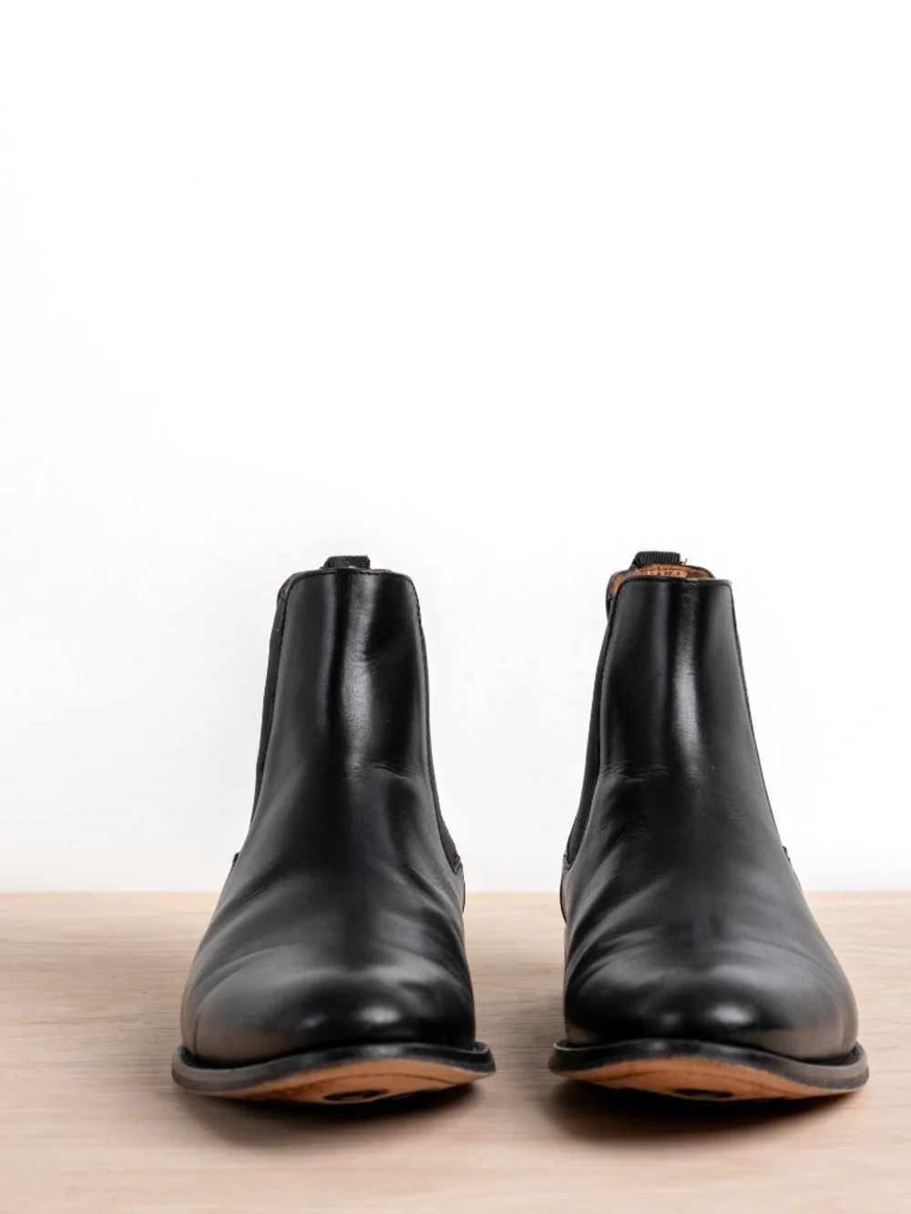 TAFT Hiro Chelsea Boot Midnight Leather Size 10